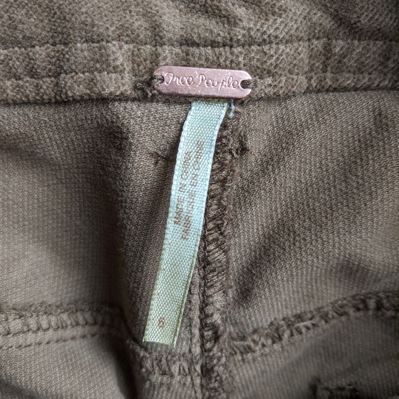 Free People Button Up Uncut Cords - Picture 6 of 6